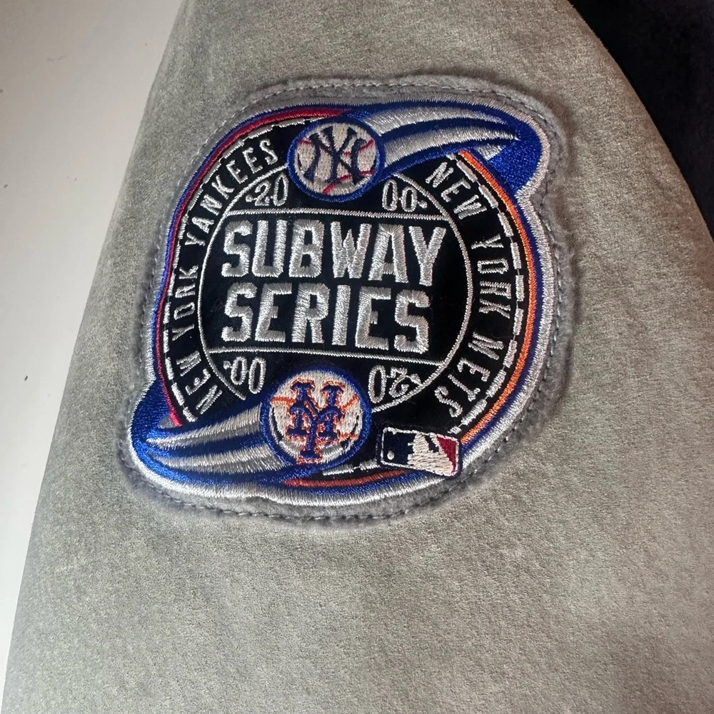 Vintage Men’s Suede New York Yankees Subway Series 2000 XXL Excellent Condition